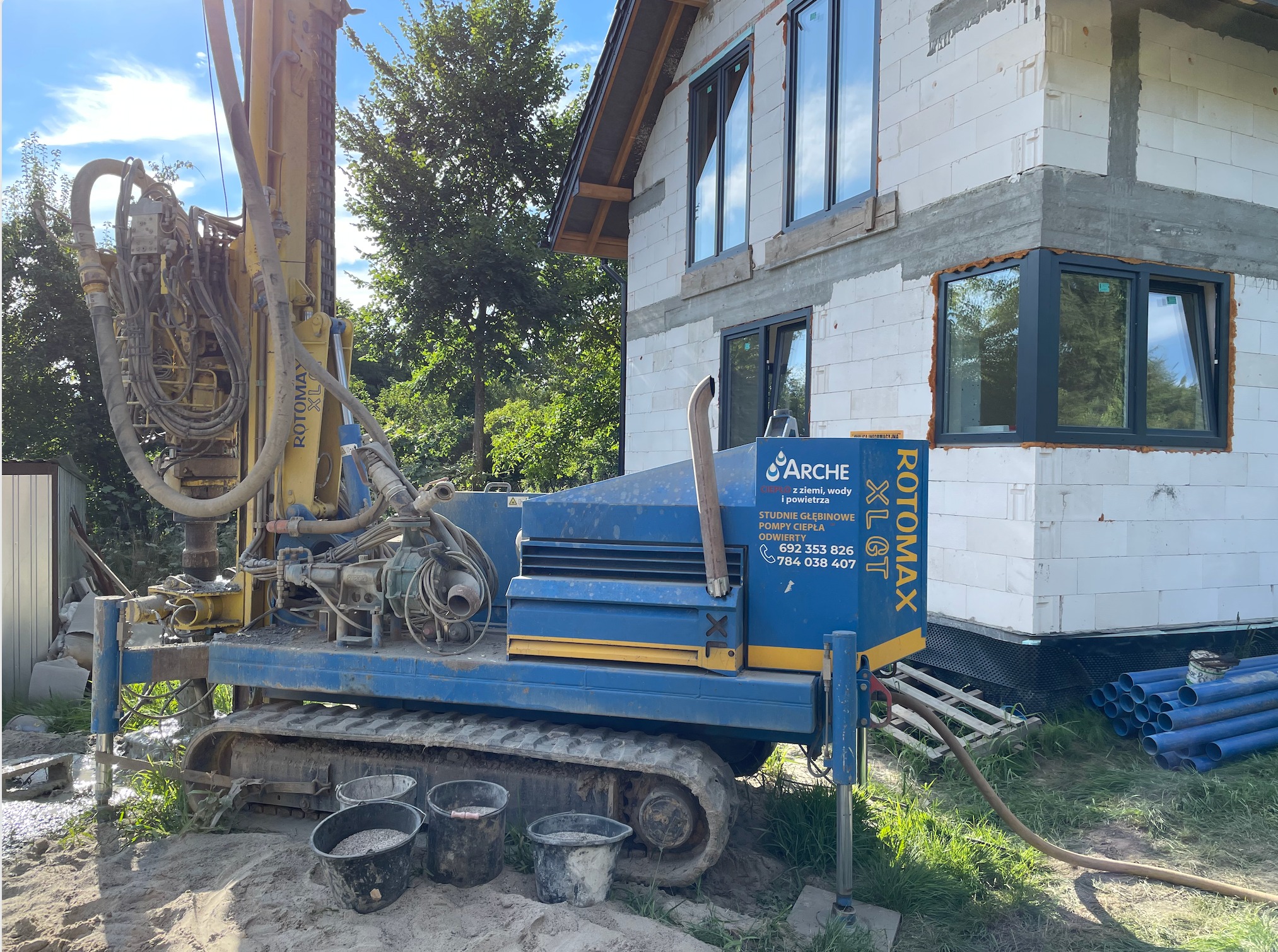 Woda z Wiercenia studni Kraków - Małopolska, Odwiert studni głębinowej, Studnie wiercone