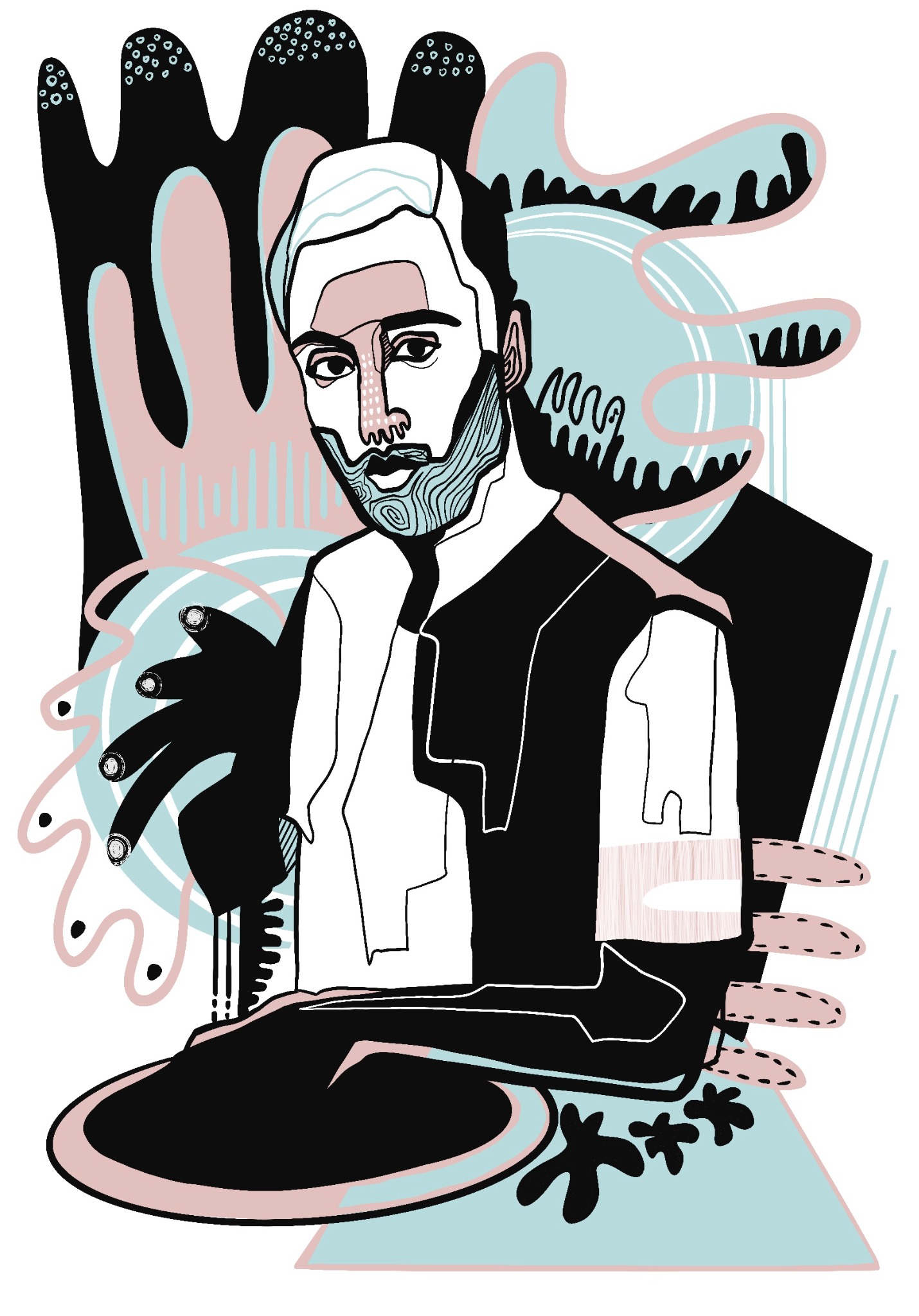 Portret realizowany na zlecenie.