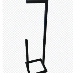 Stojak na papier toaletowy. Wykonany ze stali malowanej proszkowo.