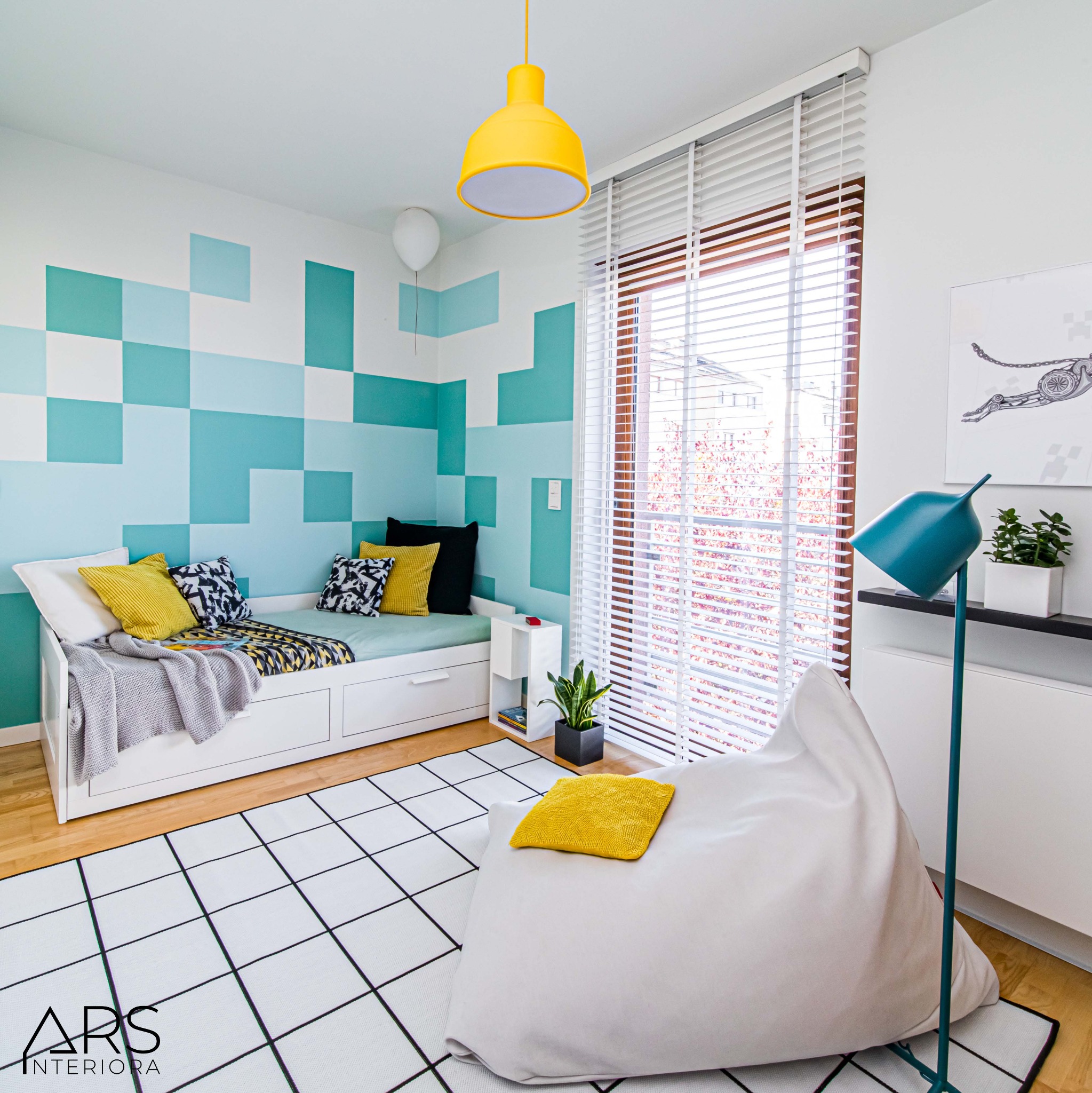 pokój 9-latka inspirowany Minecraft