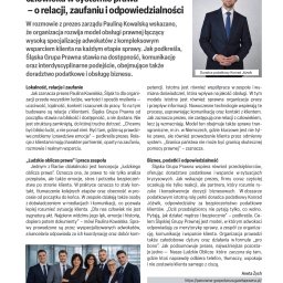 Śląska Grupa Prawna-Ludzkie Oblicze Prawa, Śląskie, Małopolskie, Opolskie, Dolnośląskie - PISZĄ O NAS Dziennik Gazeta Prawna