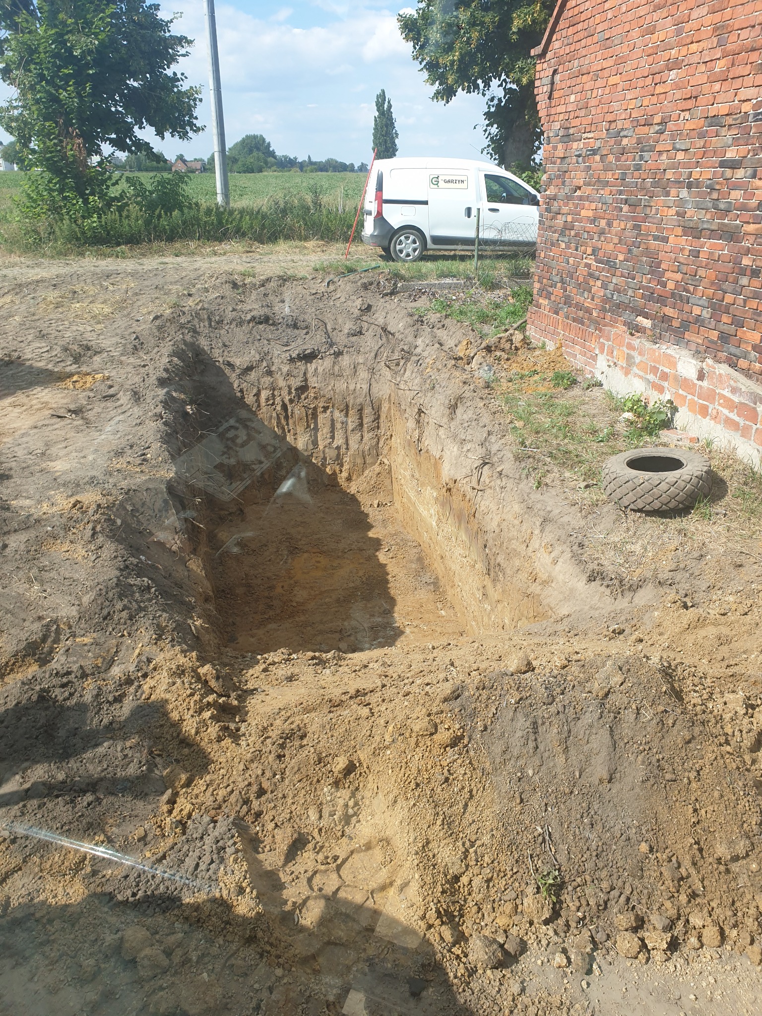 Wykop pod szambo