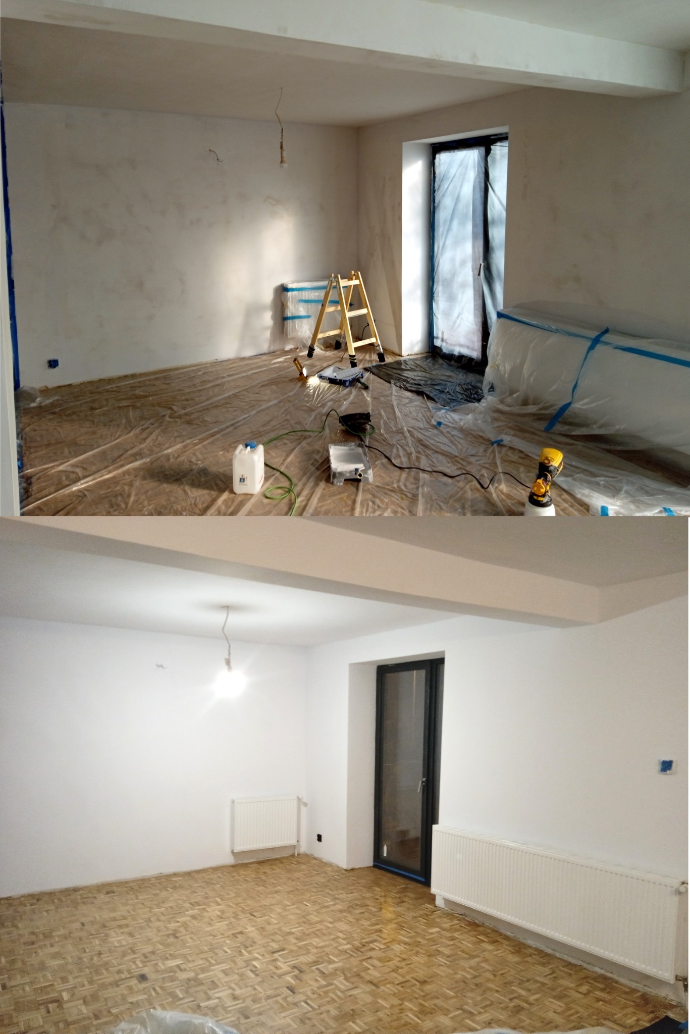 Malowanie tradycyjne salonu