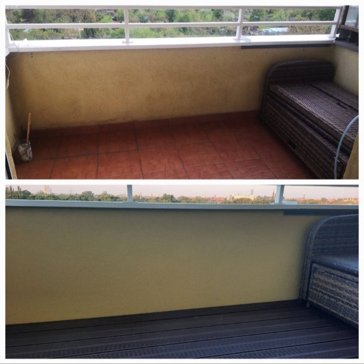 Odnowienie fasady balkonu