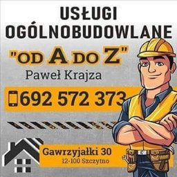Usługi ogólnobudowlane od A do Z Paweł Krajza - Firma Wykończeniowa Szczytno
