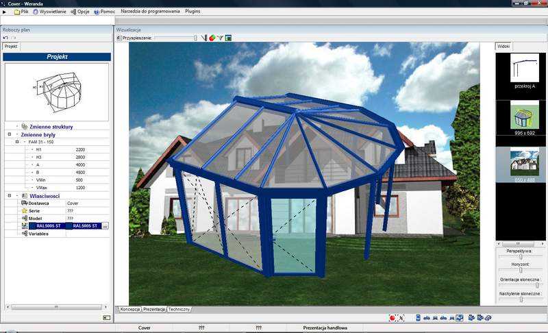 Cover3D, Cover, oprogramowanie dla branzy aluminium, pcv, drewno