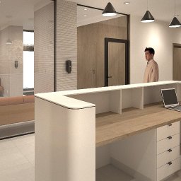 projektant wnętrz Michał Hoffmann - klinika medycyny estetycznej