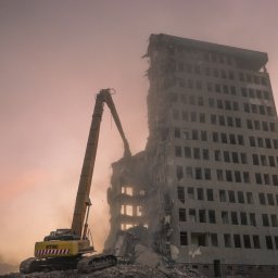 Rozbiórki budynków Słupsk 1