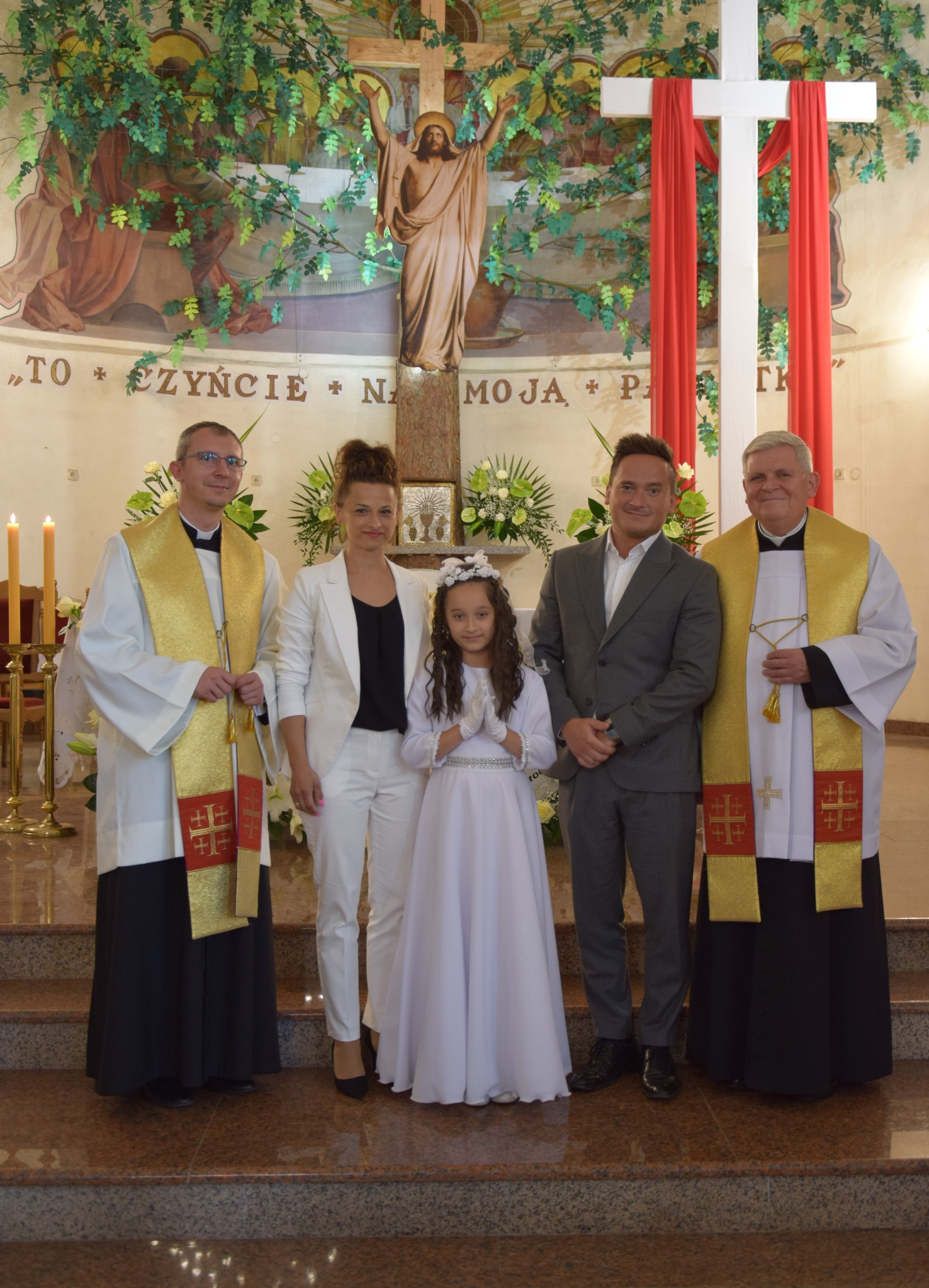 I Komunia Św./kościół/reportaż