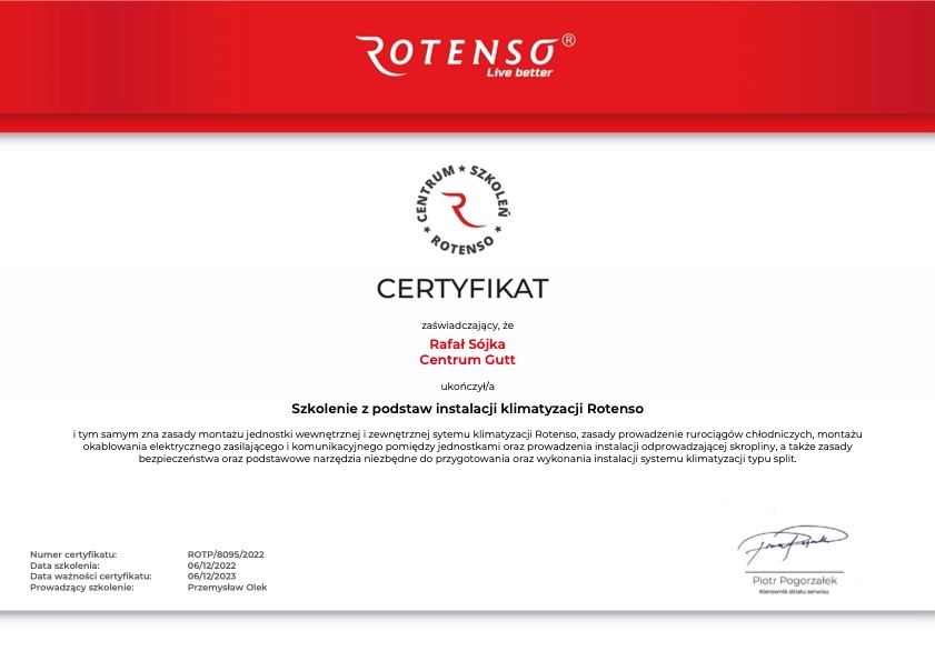 Autoryzowany partner Rotenso