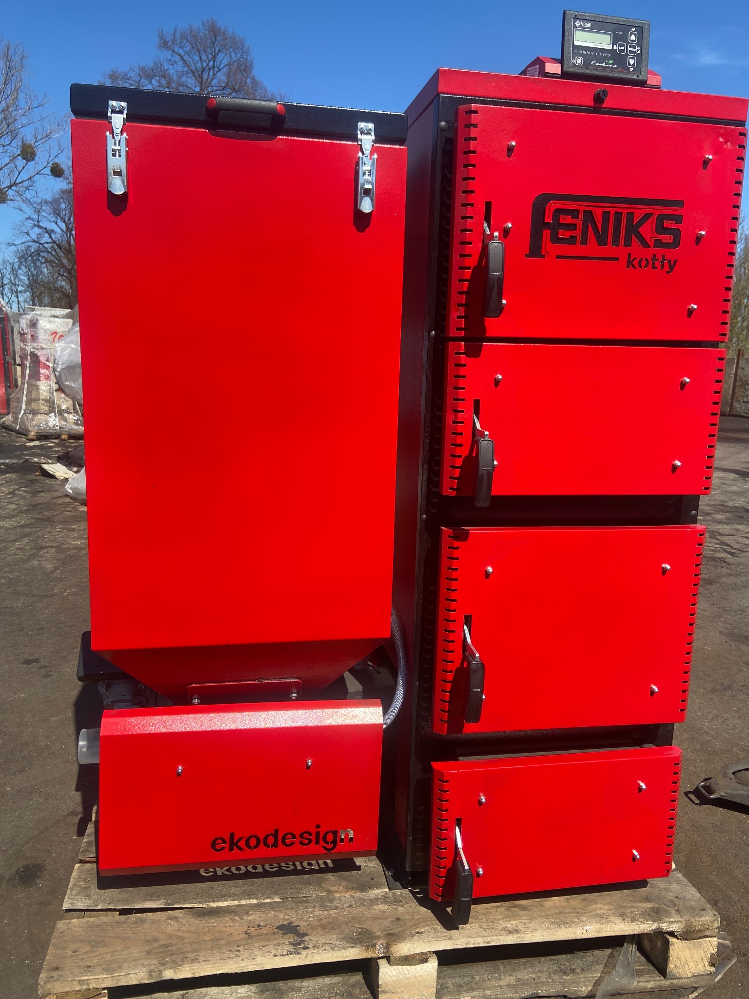 feniks 20 kw. Kocioł stalowy na ekogroszek