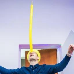 Balony potrafią też utrzymać się na nosie!