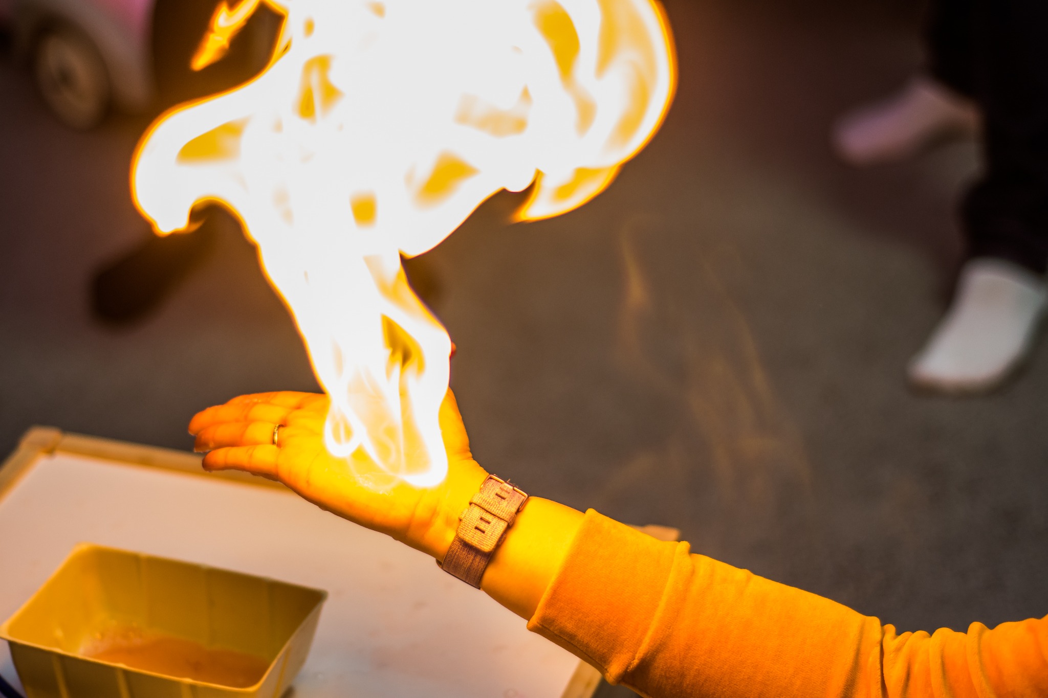 Bańka z ogniem- trochę strachu , trochę zabawy!