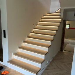 Schody drewniane Hajnówka 1