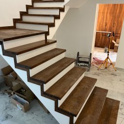 Schody drewniane Hajnówka 2