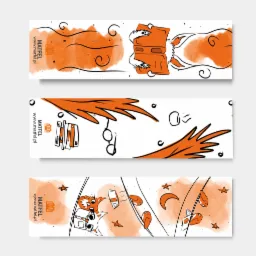 Projekt zakładek (kilka wybranych) Mockup