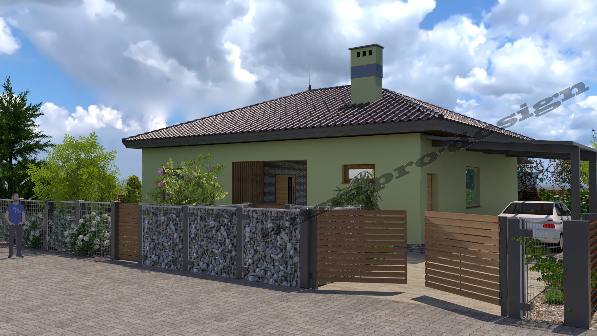 wizualizacja scena frontowa