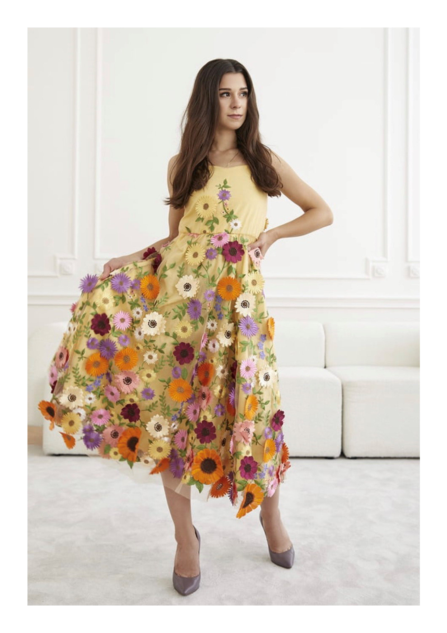 Sukienka szyta na zamówienie.