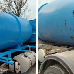 Piaskowanie oraz malowanie ramy i beczki