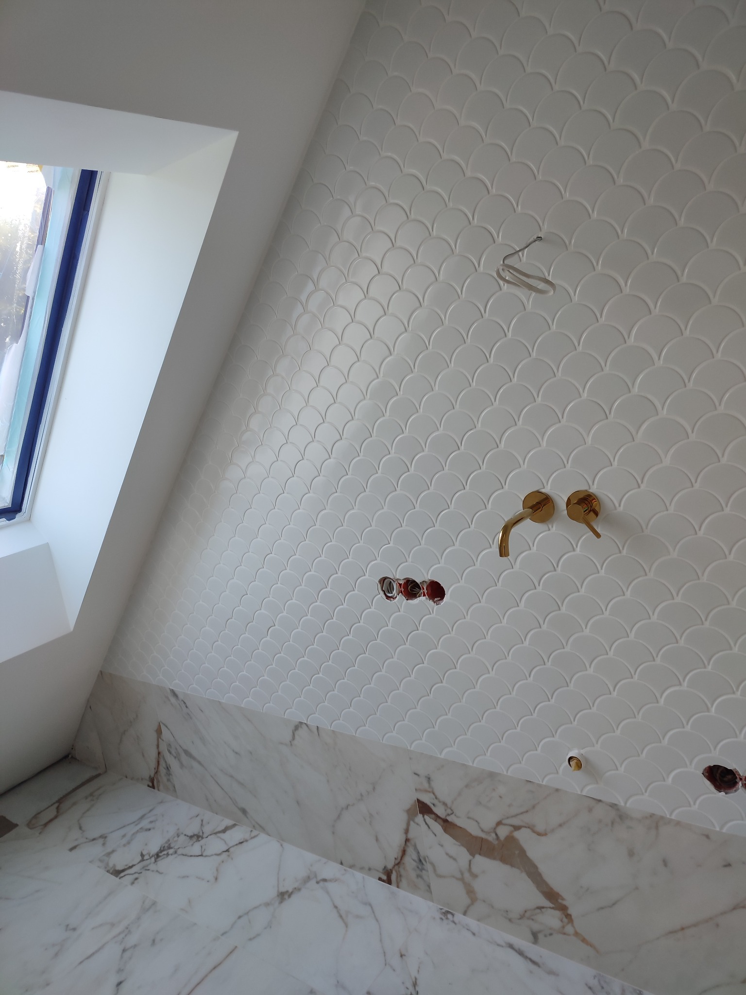 Mozaika w rybią łuskę