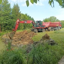 Raz Dwa s.c - wykonujemy również kopanie stawów, jak i odmulanie starych stawów
