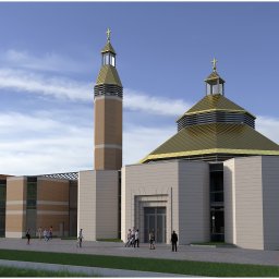 Warszawa - projekt kościoła w Nowej Estetyce
Centrum św. Jana Pawła II
