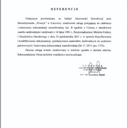 Niszczenie dokumentów Łukowica 7