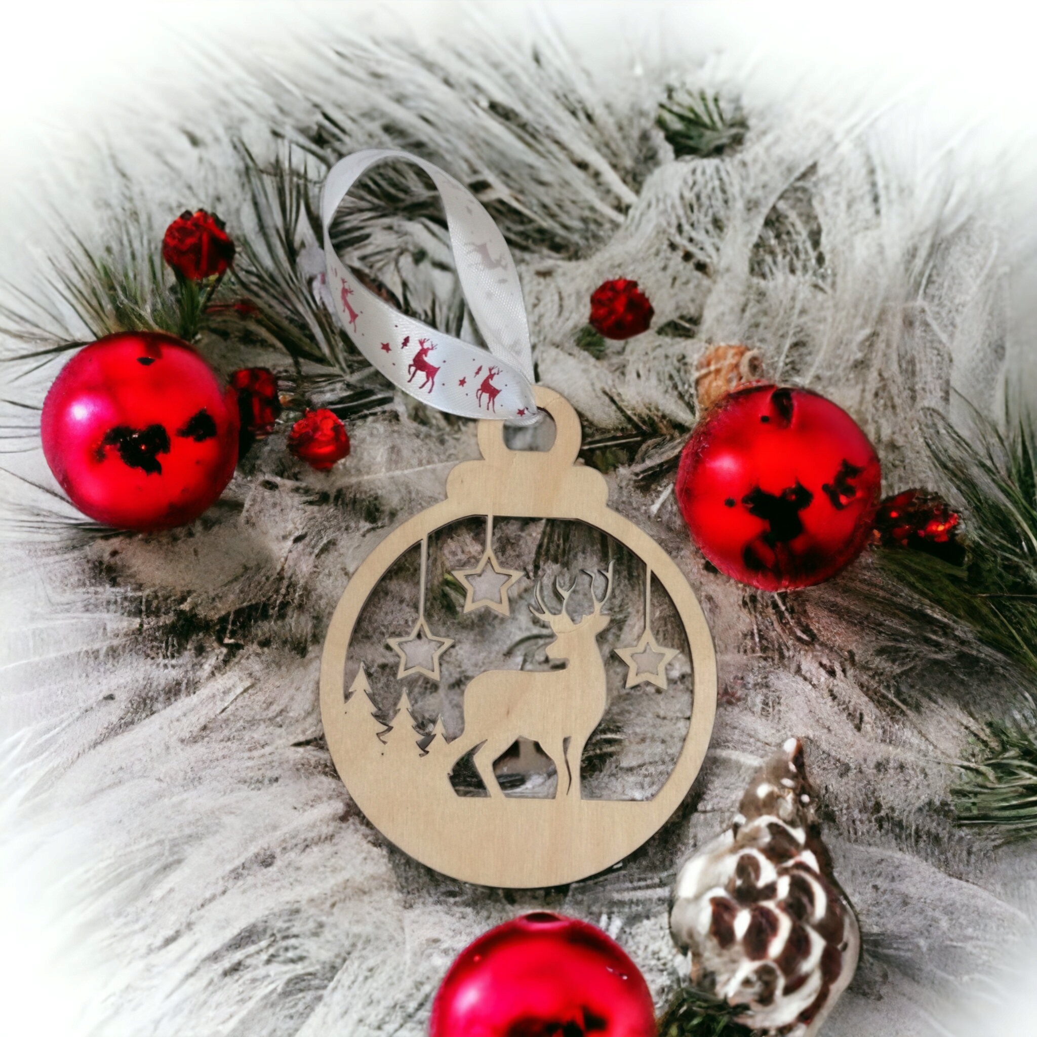 Bombki drewniane dla firm i nie tylko :)