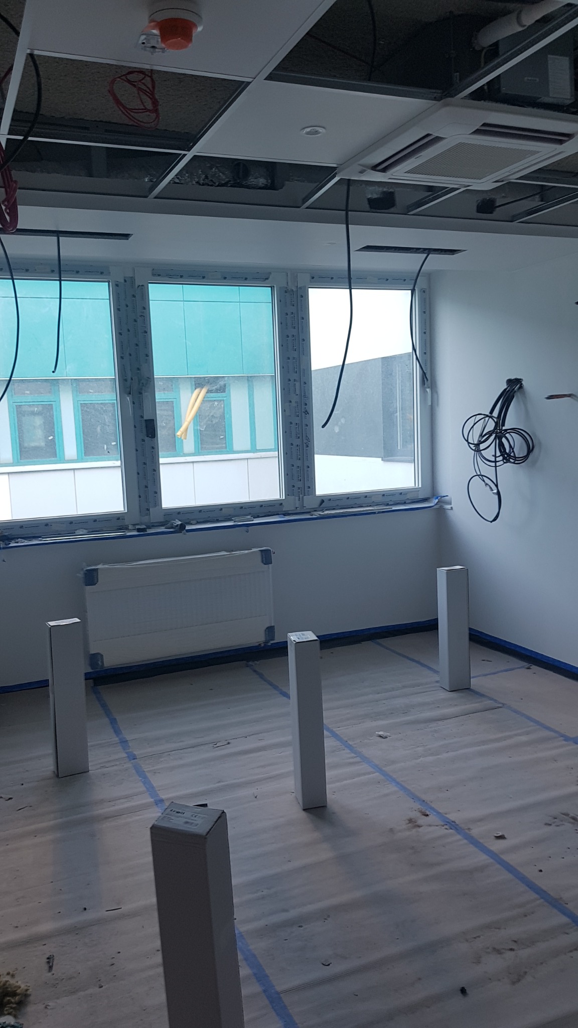 Przygotowanie do montażu oświetlenia