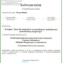 Pełna księgowość Wierzchowisko 4