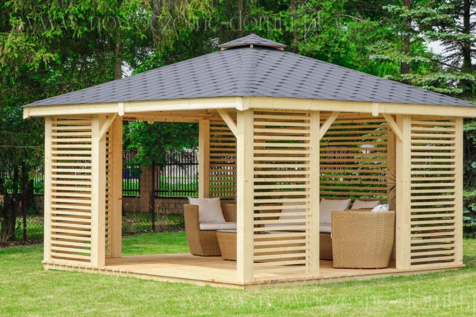 Drewniana Altanka Ogrodowa (Solaris)