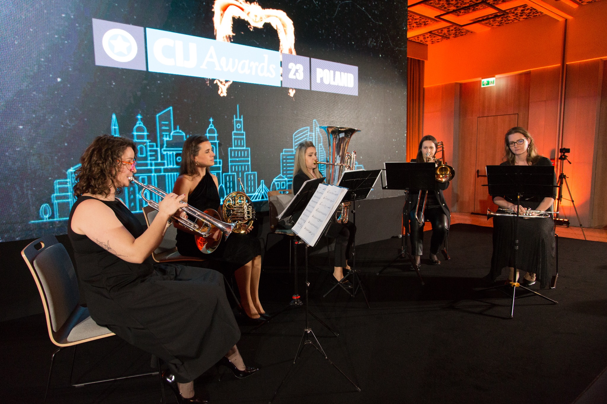 Oprawa muzyczna konferencji w Hotelu Verte w Warszawie