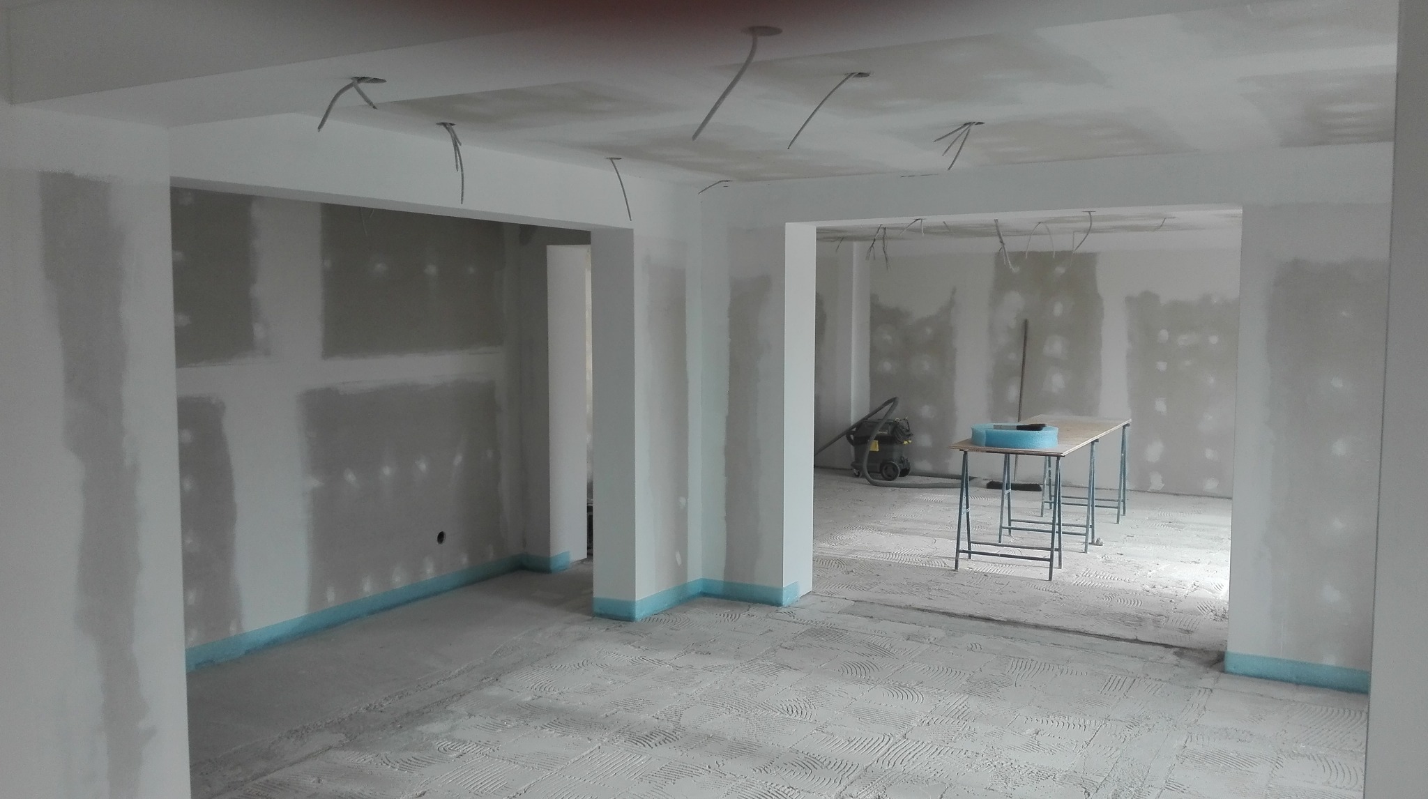 Ścianki działowe, przedścianki, sufity podwieszane itp