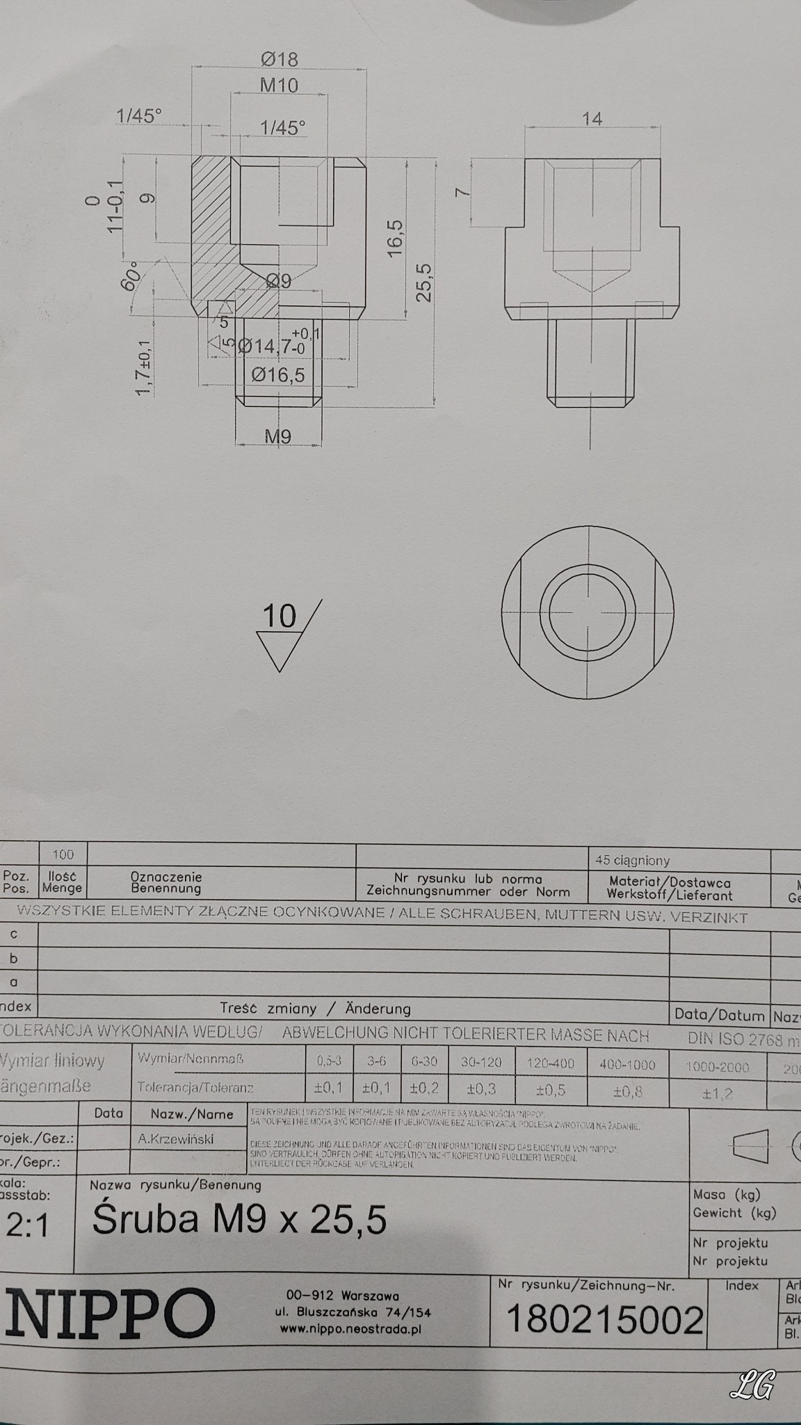 Wykonujemy prace z rysunków lub wzoru