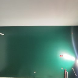 Gotowa już ściana wykonana na przysłowiowe 