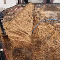 Wykop liniowy pod wodę