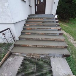 Wyrównywanie schodów wejściowych 