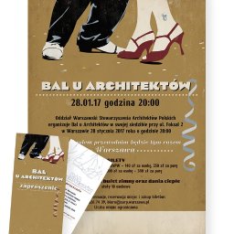 MODERNA - Projekt plakatu i zaproszeń