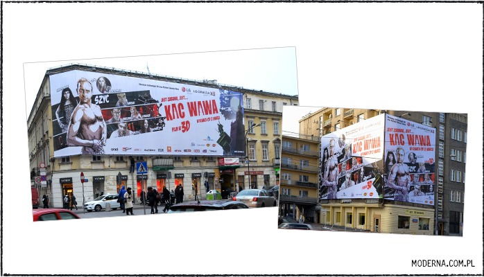 projekty reklam wielkopowierzchniowych dla Syrena Film