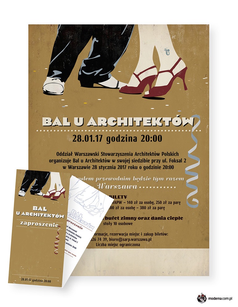 Projekt plakatu i zaproszeń