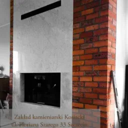 Realizacja obudowa kominka z marmuru:)