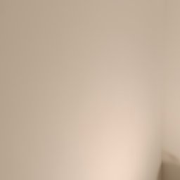 AlfaWork Nataliia Datsko - Świeżo pomalowany narożnik pokoju w odcieniach beżu, z widocznymi gniazdkami elektrycznymi i narzędziami malarskimi leżącymi na podłodze w prawym dolnym rogu.