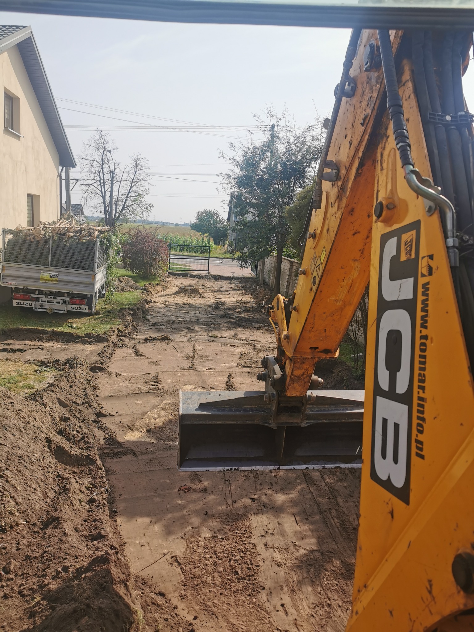 Korytowanie pod kostkę