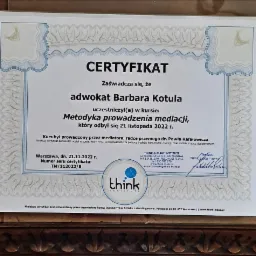 Aby zapewnić Klientom najwyższą jakość usług regularnie uczestniczę w dodatkowych szkoleniach.