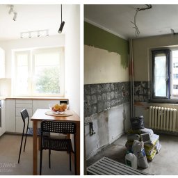 Przed i po - Projekt i realizacja kuchni 