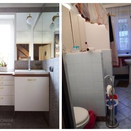 Przed i po - Projekt i realizacja łazienki 