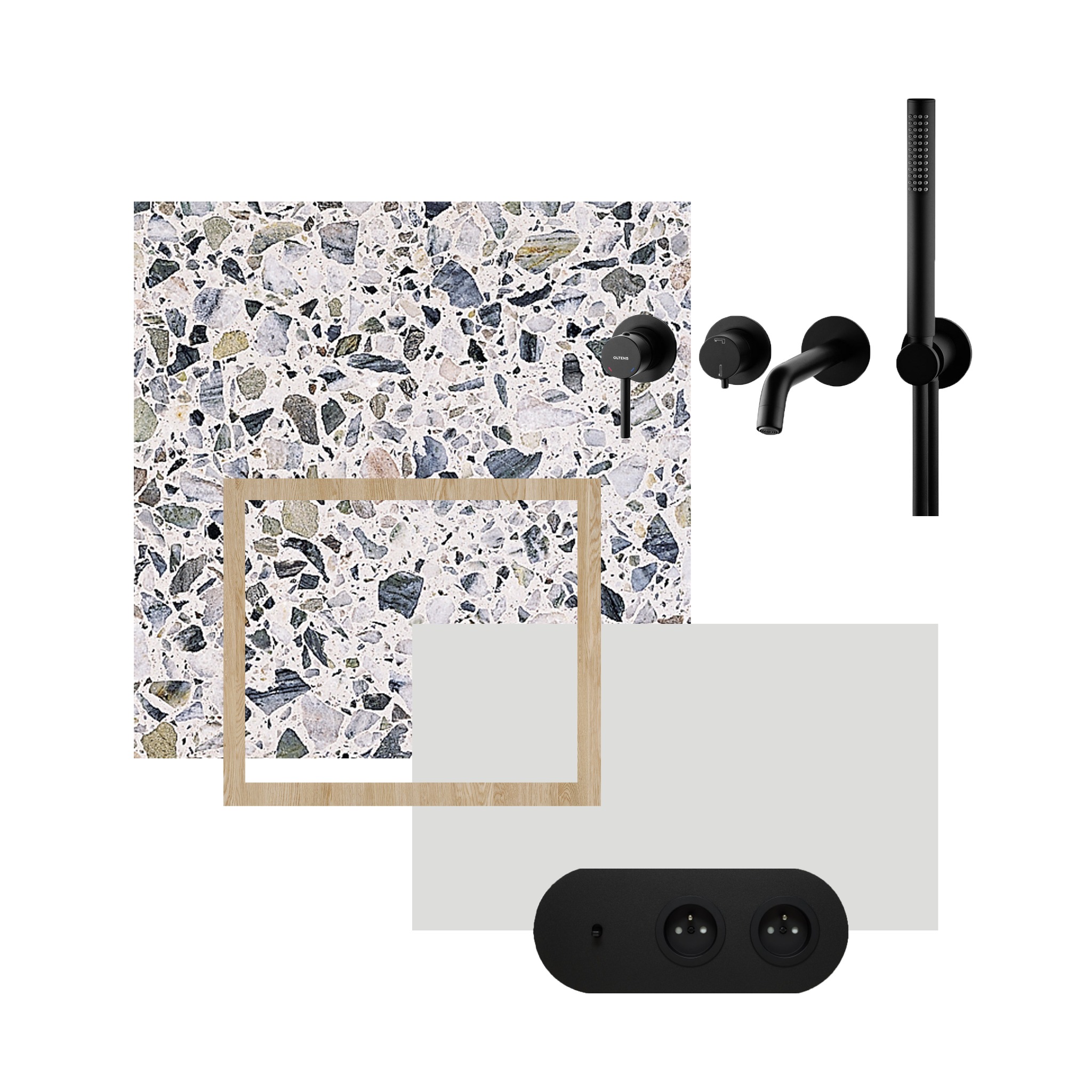 Projekt łazienki | Moodboard