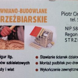 Usługi drewniano budowlane Piotr Orański - Płyty Karton Gips Strzebielino