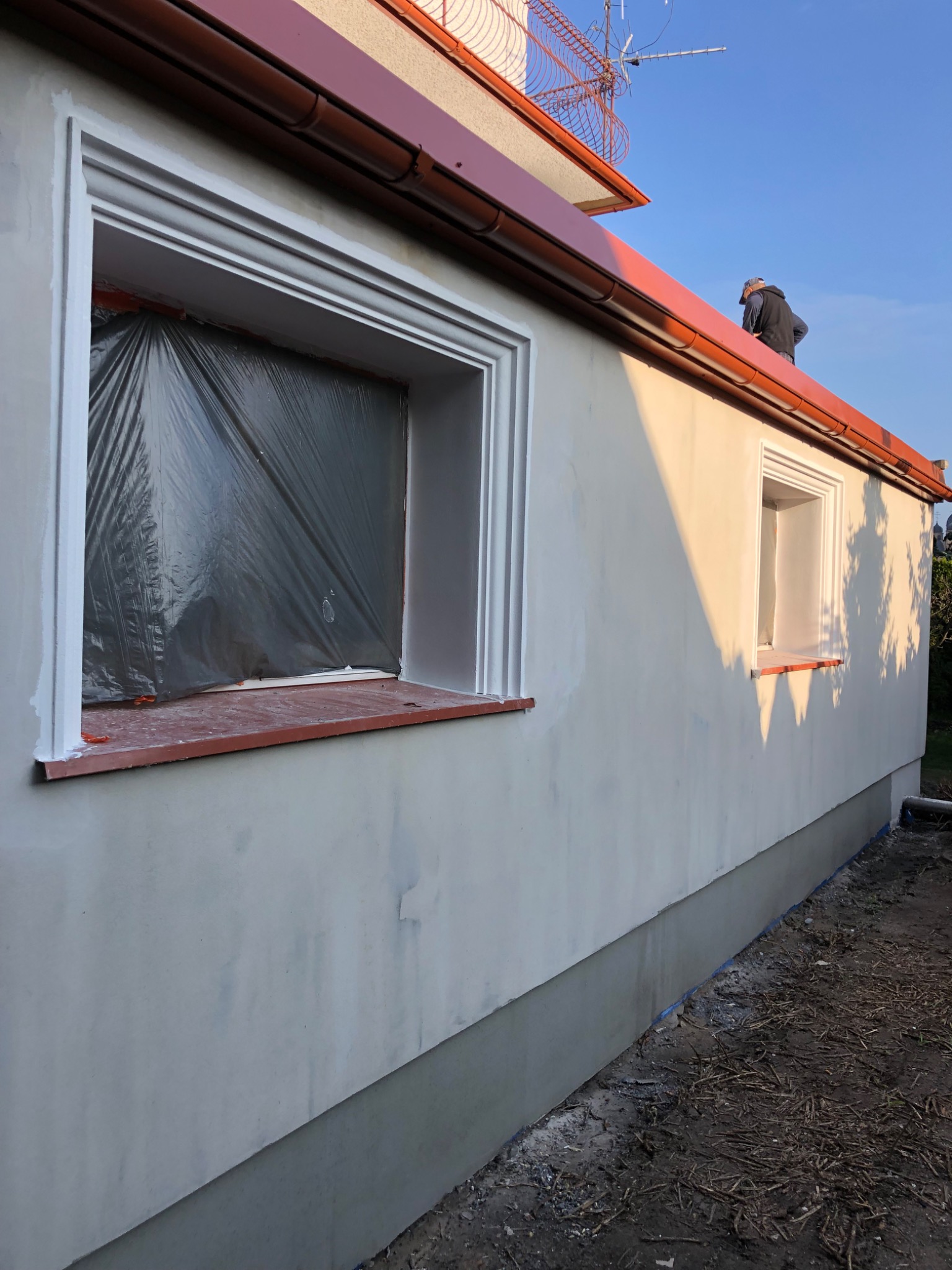 Elewacja stolarka wiaty altany tarasy łazienki