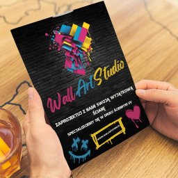 Jacek Caban JC Consulting - Ulotka dla Wall Art Studio przód